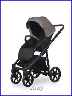 RIKO BASIC IDOL BABY PRAM 3in1 CARRYCOT + PUSHCHAIR + CAR SEAT