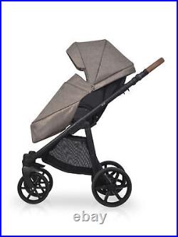 RIKO BASIC IDOL BABY PRAM 3in1 CARRYCOT + PUSHCHAIR + CAR SEAT