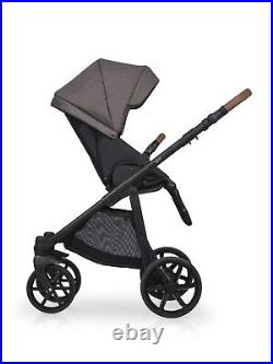 RIKO BASIC IDOL BABY PRAM 3in1 CARRYCOT + PUSHCHAIR + CAR SEAT