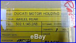 Reduced From £320 To £170 Ducati Monster 1100 Evo My 2013 Rear Wheel Rim Bnib