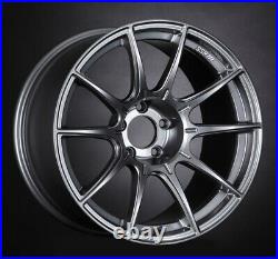 SSR GT X01 18x9.5 5x114.3 +22 +15 Dark Silver from Japan 4 rims JDM Wheels