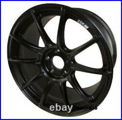 SSR GT X01 18x9.5 5x114.3 +40 Flat Black from Japan 4 rims JDM Wheels