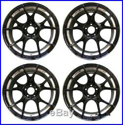 SSR GT X02 18x9.5 5x114.3 +45, +22 Gloss Black from Japan 4 rims JDM Wheels