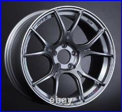 SSR GT X02 19x8.5 5x114.3 +38 +45 Dark Silver from Japan 4 rims JDM Wheels