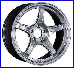 SSR GT X03 18x8.0 5x112 +45 Chrome Silver from Japan 4 rims JDM Wheels