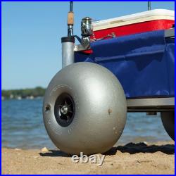 Sandy Terrain Friendly Beach Cart Wheels Made from Strong PVC Material Sandy Terrain Friendly Beach Cart Wheels Made from Strong PVC Material