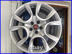 Set 4 Alloy Wheels Compatible Fiat 500L Type Doblo From 15 New MAK Silver