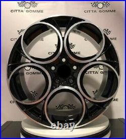 Set 4 Alloy Wheels Compatible Fiat 500X Croma From 19 New, Offer Two-Coloured