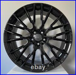 Set 4 Alloy Wheels Compatible Range Rover Evoque Velar Discovery From 21 Black