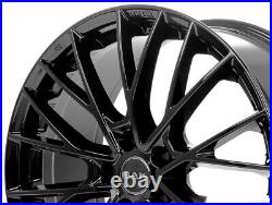 Set 4 Alloy Wheels Compatible Range Rover Evoque Velar Discovery From 21 Black