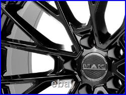 Set 4 Alloy Wheels Compatible Range Rover Evoque Velar Discovery From 21 Black