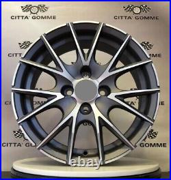 Set 4 Alloy Wheels Compatible Toyota Yaris Aygo Corolla Iq From 15 New