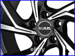 Set 4 Alloy Wheels Compatible for Dacia Duster From 17 MAK Italy