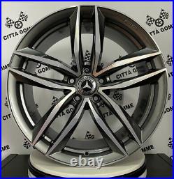 Set 4 Compatible Alloy Wheels Mercedes Class A B C E CLA GLB GLA SLK from 17