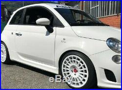 Set 4 Wheels' Monte Carlo for 124 and 500/595 Abarth from 17 White