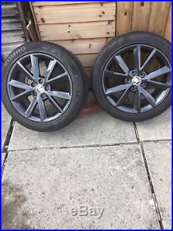Set of 4 16 alloy wheels from skoda fabia lll new shape