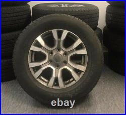 Set of 4 x 18' Alloy Wheels with 4 x 265/60 R18 Tyres from Ford Ranger Wildtrak