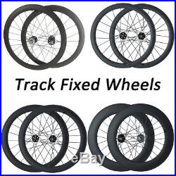 Ship From UK Carbon Wheel Track Fixed Gear Single Speed Flip Flop Bicycle wheels