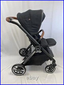 Silver Cross Reef Stroller Pushchair and Toddler Seat Orbit Black Travel System