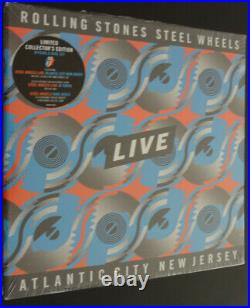 Steel Wheels Live Live From Atlantic City 3 CD 2 DVD +Blu Ray Rolling Stones NEW