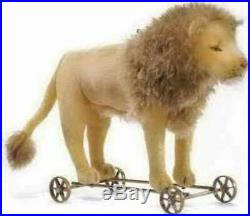 Steiff Steiff 2007 Mohair Lion with Wheels 1909 Replica (ted0143) From Japan