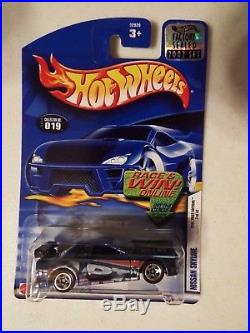 Super Rare! Hot Wheels 2002 #19 Blue Nissan Skyline From Factory Set! 1/1000