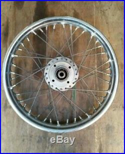 TRIUMPH T140 Rear Wheel NOS From The Factory with DUNLOP Rim