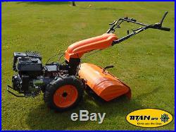 Two Wheeled Tractor Rotavator Tiller Sweeper Warrior from Titan Pro