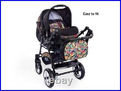 Urbano Baby Pram Pushchair Stroller 3in1 Travel system car seat included 3in1