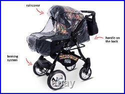 Urbano Baby Pram Pushchair Stroller 3in1 Travel system car seat included 3in1