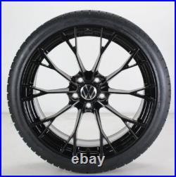 VW Golf 8 Gti GTD & R Summer Wheels 19 Inch Rims Warmenau Black 5H0601025AJ VW Golf 8 Gti GTD & R Summer Wheels 19 Inch Rims Warmenau Black 5H0601025AJ