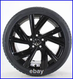 VW Golf 8 & R-Line Gti GTD Summer Wheels 18 Inch Bergamo Black Rims