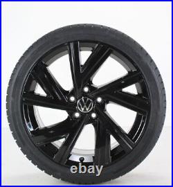 VW Golf 8 & R-Line Gti GTD Summer Wheels 18 Inch Bergamo Black Rims 5H0601025AE