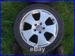 VW T4 alloy wheels, will need new tyres. Quick sale. Collect from Milton Keynes