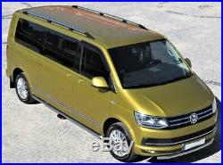 VW T5 T6 Long Wheel Base from Year 2003 Roof Rails in Chrome Tüv Certified And