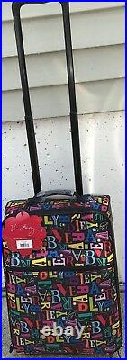 Vera Bradley 20 Rolling Upright From A to Vera Multi-Color Frill Collection$190