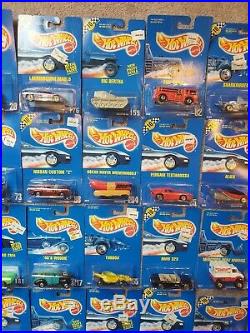 Vintage Lot of (50) NEW Hot Wheels from 1990-95 NEW Mint in Packages Mattel
