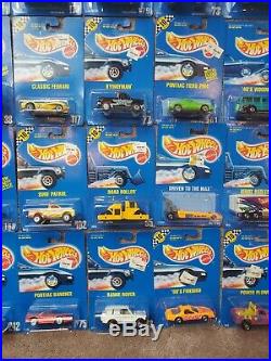 Vintage Lot of (50) NEW Hot Wheels from 1990-95 NEW Mint in Packages Mattel