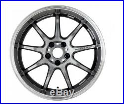 WORK EMOTION D9R 19x9.5/10.5J +30/+30 5x114.3 Silver set of 4 wheels from JAPAN