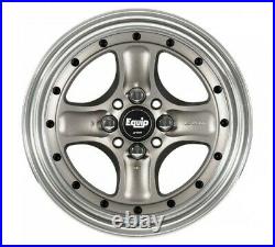 WORK EQUIP 40 Wheels SILVER 15x8.0J -6 4Hx114.3 set of 4 from JAPAN