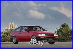 WORK Equip01 Wheels 15x8.0J +7 set of 4 for AE86 Rolled Fenders from JAPAN