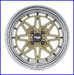 WORK Equip03 Wheels Gold 14x6.5J +13 set of 4 for TOYOTA AE86 etc. From JAPAN