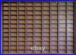 Wall Display for Matchbox/Hot Wheels WithMODIFIED COVER 1/64 Hand Made Walnut