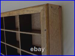 Wall Display for Matchbox/Hot Wheels WithMODIFIED COVER 1/64 Hand Made Walnut