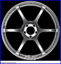 YOKOHAMA ADVAN RACING RGIII wheels 17x7.5J +50 5x100 Hyper Black from JAPAN