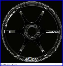 YOKOHAMA ADVAN RACING RGIII wheels 18x8.0J +42 Racing Gloss Black from JAPAN