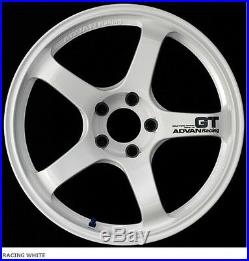 YOKOHAMA ADVAN Racing GT wheels White 18x8.5J+38 for Lancer Evolution from JAPAN