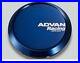 YOKOHAMA-ADVAN-Racing-wheels-Center-Cap-FLAT-73-Blue-Anodize-from-JAPAN-01-kmx